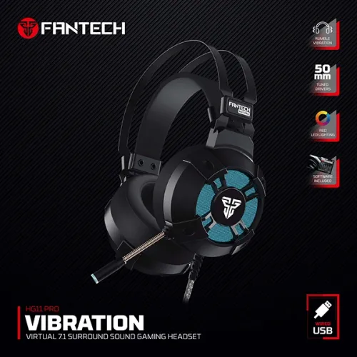 FANTECH HG11 PRO VIBRATION 7.1 SURROUNDING HEADSET