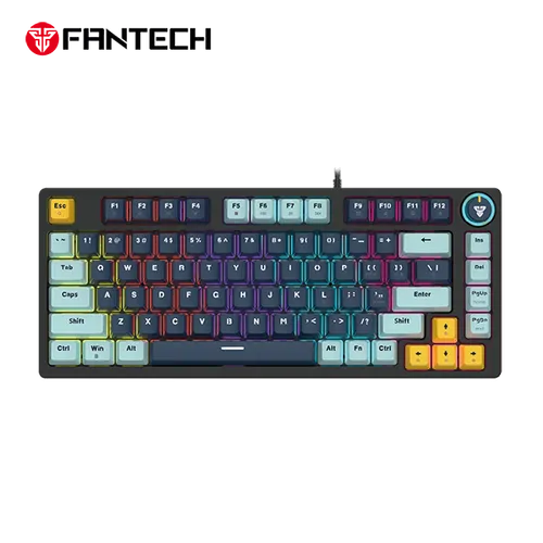Fantech MK875 V2 Atom 81 Hot Swappable Mechanical Keyboard - Navy Blue