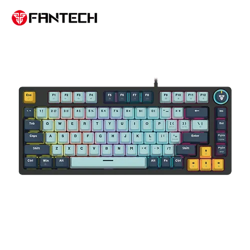 Fantech MK875 V2 Atom 81 Hot Swappable Mechanical Keyboard - Sky Blue