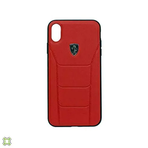Ferrari Heritage 488 Genuine Leather iPhone Hard Case