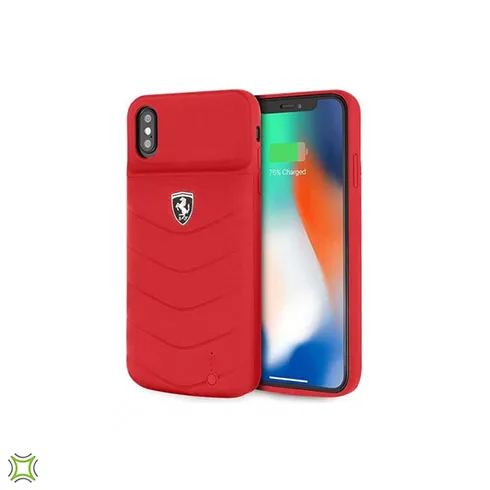 Ferrari Off Track Full Cover 4000mAh Power Case For iPhone XS Max