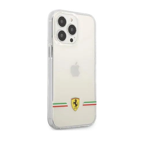 Ferrari Original Flag Logo Hard Case for iPhone 13 Pro