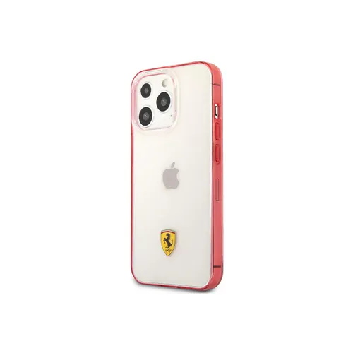 Ferrari Original Logo Transparent Case for iPhone 13 Pro Max