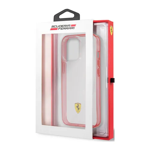 Ferrari Original Logo Transparent Case for iPhone 13 Pro Max