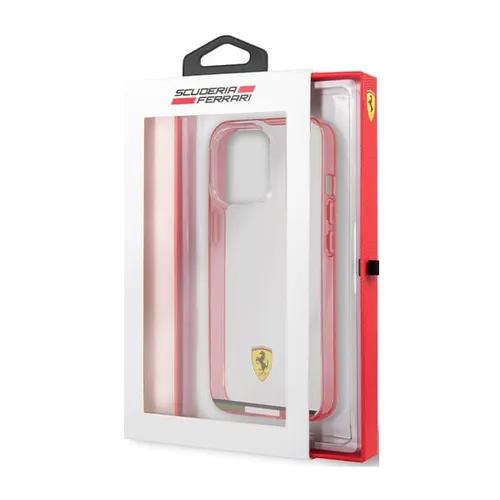Ferrari Original Red Italia Outline Hard Case for iPhone 13 Pro Max