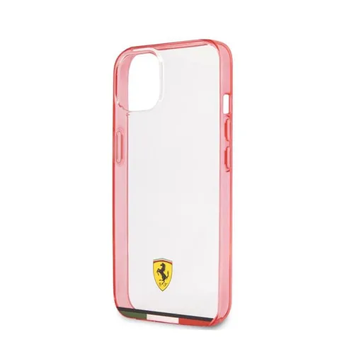 Ferrari Original Red Italia Outline Hard Case for iPhone 13 Pro Max