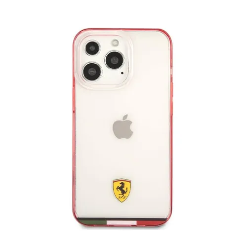 Ferrari Original Red Italia Outline Hard Case for iPhone 13 Pro Max