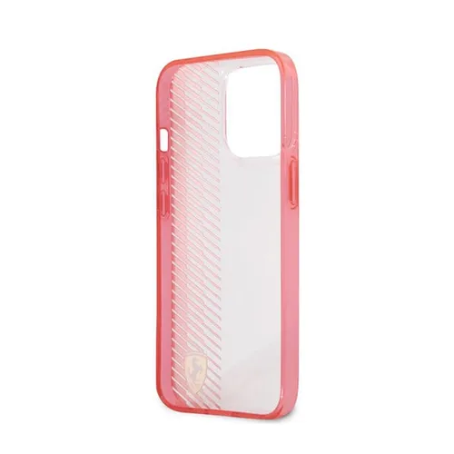Ferrari Original Red Transparent Gradient Hard Case for iPhone 13 Pro Max