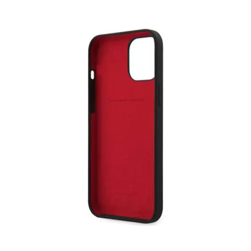 Ferrari Original Silicone On Track with Soft Microfiber Interior Case for iPhone 13 Pro