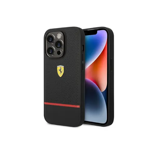 Ferrari Perforated Leather Case for iPhone 14 Pro Max