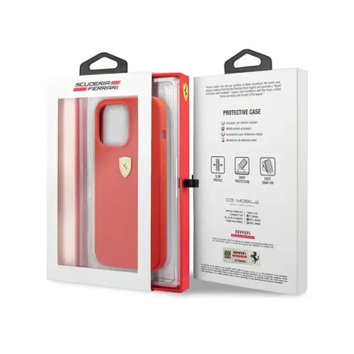 Ferrari Scuderia Case iPhone 13 Pro 6,1″ Red Hardcase Silicone