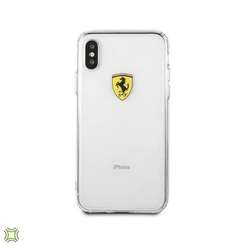 Ferrari Shockproof Transparent iPhone Back Cover