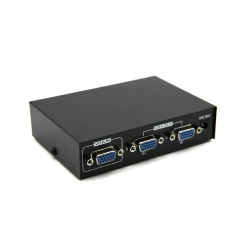 FJ Gear 2 Port VGA 200MHz Video HD Signal Amplifier Booster Splitter