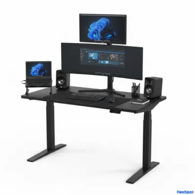 Flexispot E7 – Height Adjustable Ergonomic Standing Desk (160×80 CM)