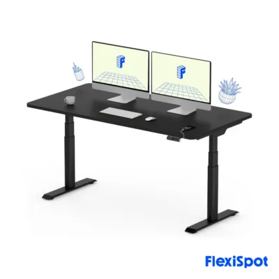 Flexispot E7 – Height Adjustable Ergonomic Standing Desk (160×80 CM)