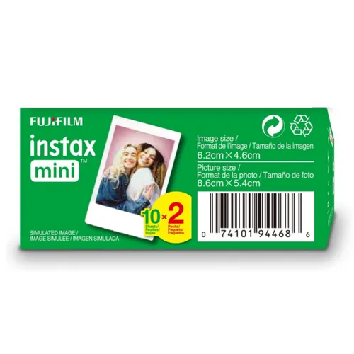 Fujifilm Instax Mini Instant Film 10 Sheets  2 Pack