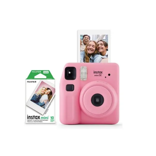 Fujifilm Instax Mini SE Instant Camera with Instant Film Pack 10 Sheets Bundle
