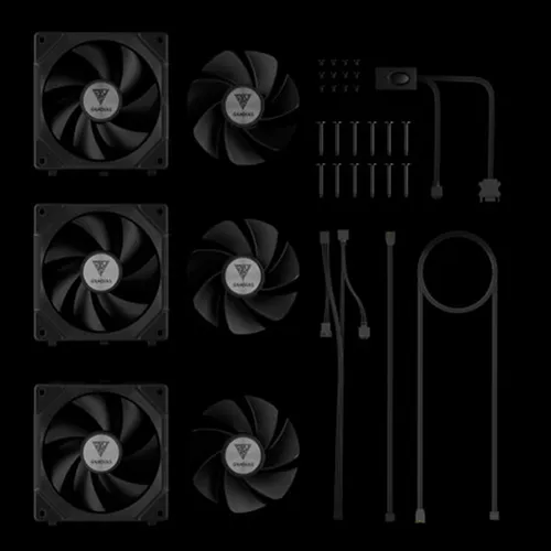Gamdias AEOLUS P2-1203 120mm ARGB Fan Pack
