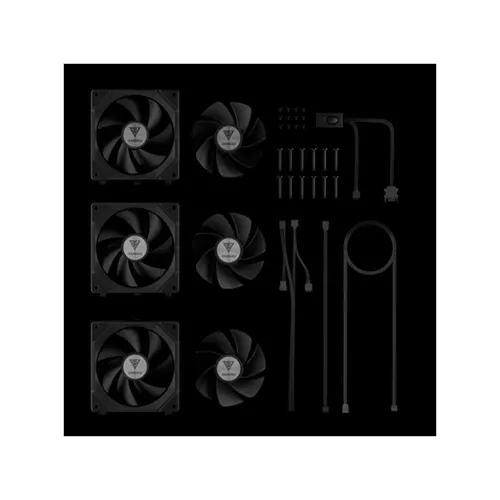 Gamdias AEOLUS P2-1203U 120mm ARGB Fan Pack