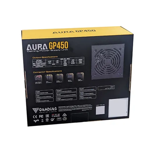 Gamdias Aura GP450 450W Gaming Power Supply