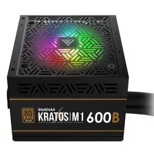 Gamdias Kratos M1-600B 600W RGB Power Supply