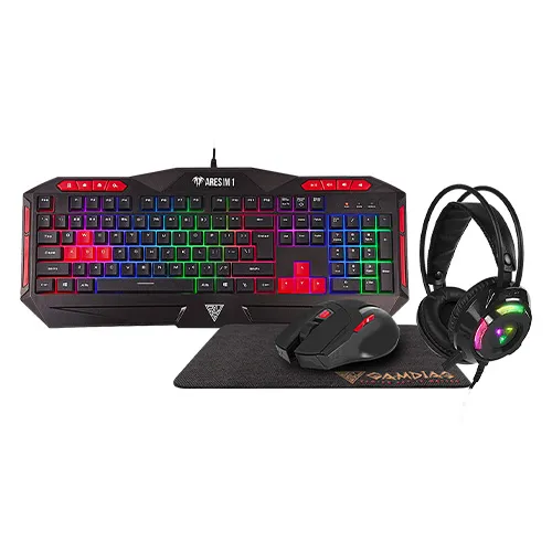 Gamdias Poseidon 4 In 1 Gaming Combo