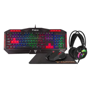 GAMDIAS POSEIDON M2 4 in 1 Gaming Combo (Keyboard + Mouse + Mouse Mat + Headset)