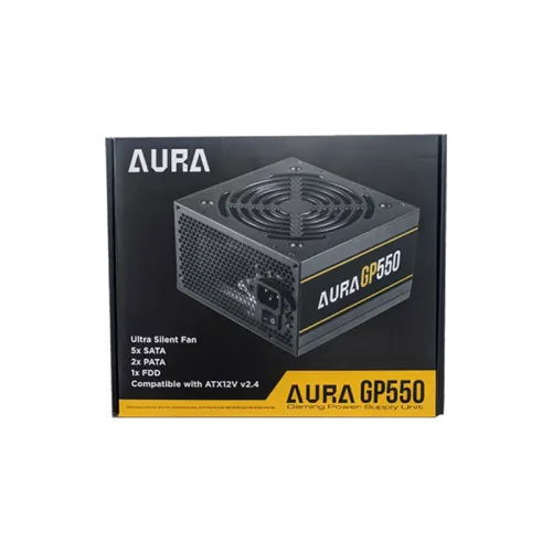 GAMEDIAS AURA GP550 550W GAMING POWER SUPPLY(1y)