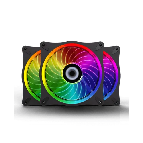 GAMING COOLER FAN - GAMEMAX RL300 3x 12CM Rainbow