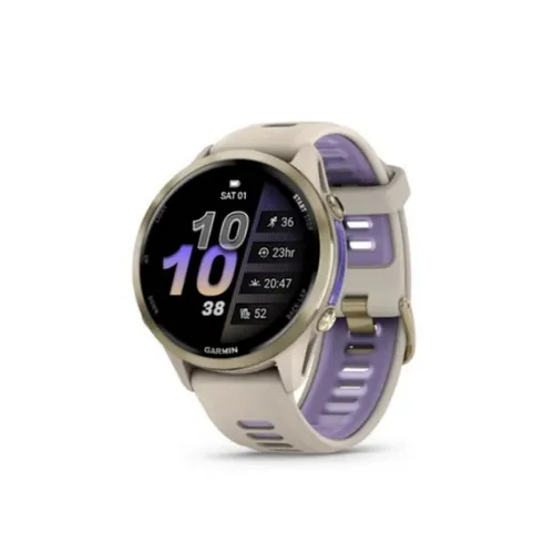Garmin Forerunner 970 47mm Soft Gold Titanium French Grey Translucent Indigo Smart Watch