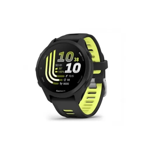 Garmin Forerunner® 170 Music 42mm | Black - Black and Amp Yellow Smart Watch