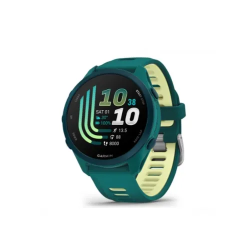 Garmin Forerunner® 170 Music 42mm | Teal Green - Teal Green/Citron Smart Watch