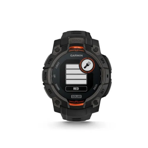 Garmin Instinct 3 45mm Solar Black - Black Silicone Smart Watch