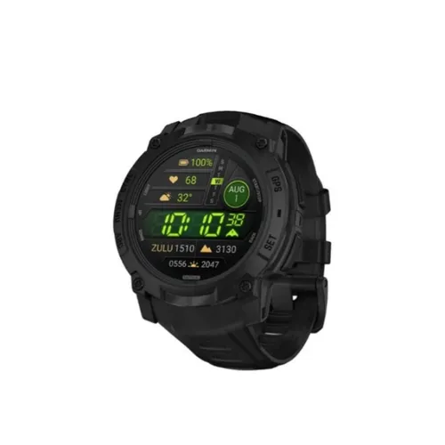 Garmin Instinct 3 AMOLED 50mm Tactical - Black Edition Smart Watch