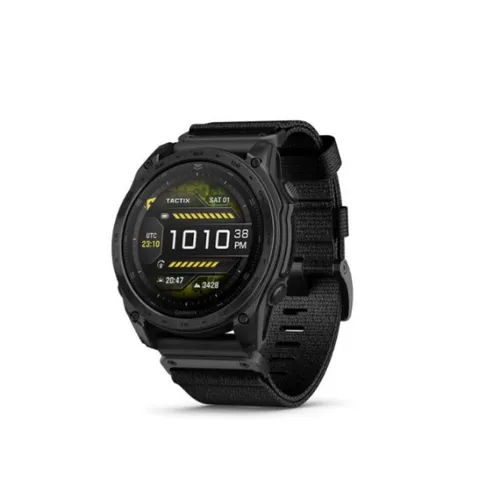 Garmin Tactix 8 AMOLED 51mm Tactical - Black/Pebble Grey Silicone Smart Watch