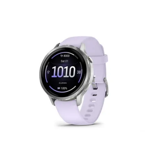 Garmin Venu 4 41mm Silver - Periwinkle Smart Watch