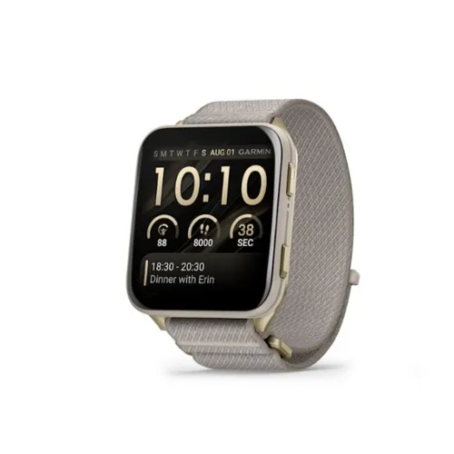 Garmin Venu X1 46mm Soft Gold Titanium French Grey Smart Watch