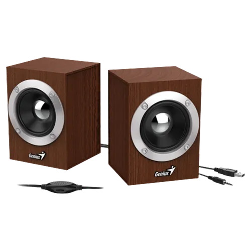 Genius SP-HF280 USB Powered Wooden Speakers