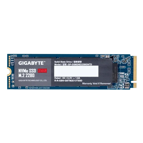 GIGABYTE 256GB M.2 PCIe NVMe SSD
