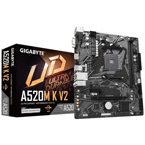 Gigabyte A520M K V2 Micro ATX AMD Motherboard (SYSTEM ONLY)