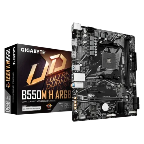 Gigabyte AMD B550 M H ARGB DDR4 Motherboard