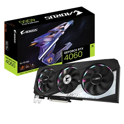 Gigabyte AORUS GeForce RTX 4060 Elite 8G Graphics