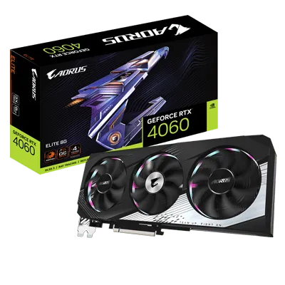 Gigabyte AORUS GeForce RTX 4060 Elite 8G Graphics