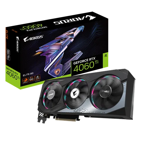 Gigabyte AORUS GeForce RTX 4060 Ti Elite 8G Graphics Card