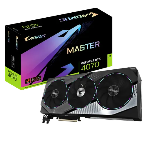 Gigabyte AORUS GeForce RTX 4070 Master 12G Graphics Card