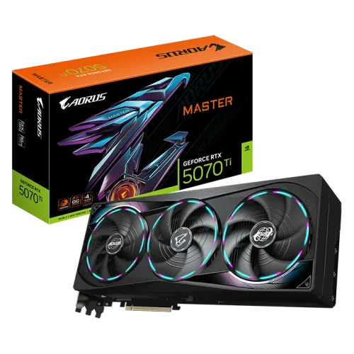 Gigabyte AORUS GeForce RTX 5070 Ti MASTER 16G Graphics Card (Coming Soon)