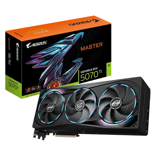Gigabyte AORUS GeForce RTX 5070 Ti MASTER 16G Graphics Card (Coming Soon)