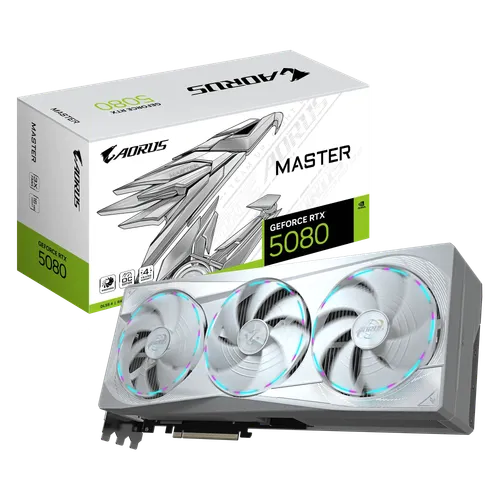 Gigabyte AORUS GeForce RTX 5080 Master ICE 16G Graphics Card