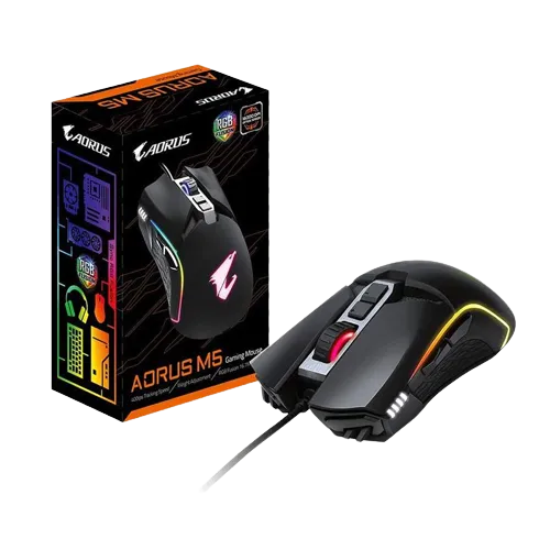 Gigabyte Aorus M5 RGB Fusion 16000dpi Gaming Mouse