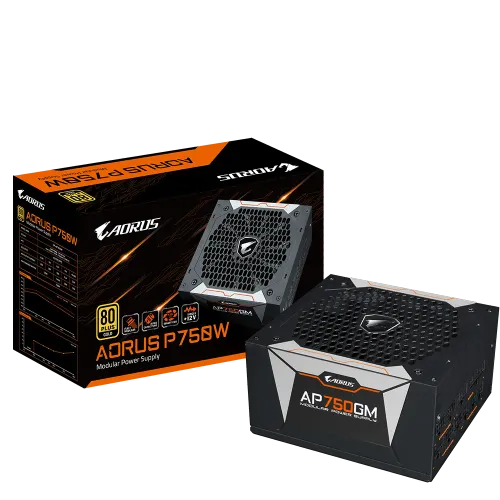 Gigabyte AORUS P750W 80+ GOLD Modular Power Supply